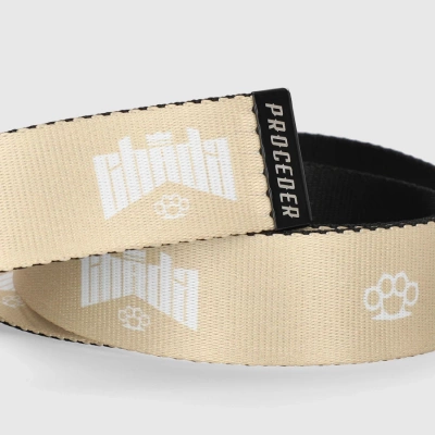 Pasek Parciany Chada Kastet Logo beżowy