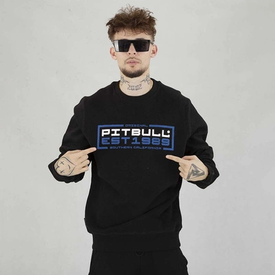 Bluza Pit Bull Crewneck In Blue czarna