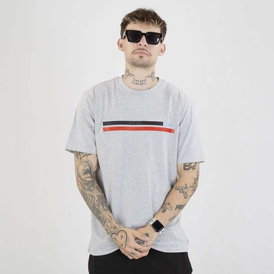 Koszulka Diil Laur szara czerwona