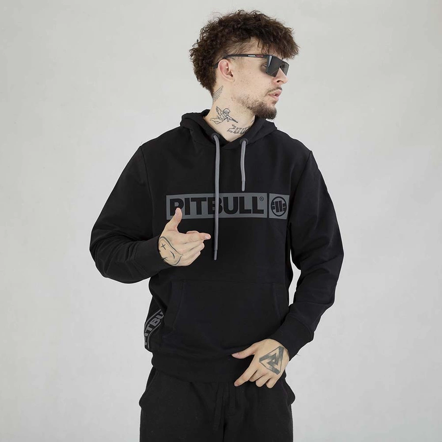 Bluza Pit Bull Hoodie French Terry Brighton czarna