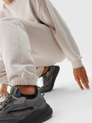 Spodnie dresowe 4F Unisex U460 beżowe