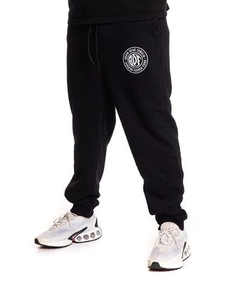 Spodnie dresowe Brain Dead Familia Circle Logo czarne
