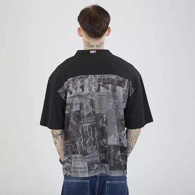 Koszulka Stoprocent Jersey Flyers czarna szara