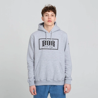 Bluza z kapturem Biuro Ochrony Rapu bor crew classic Szary