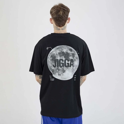 Koszulka Jigga Wear Oversize Moon czarna