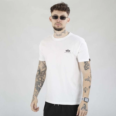 Koszulka Alpha Industries Back Print 1285027 biała