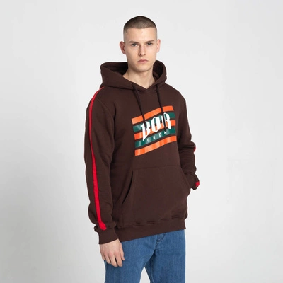 Biuro Ochrony Rapu FLAG Bluza z kapturem ciemny Brązowy