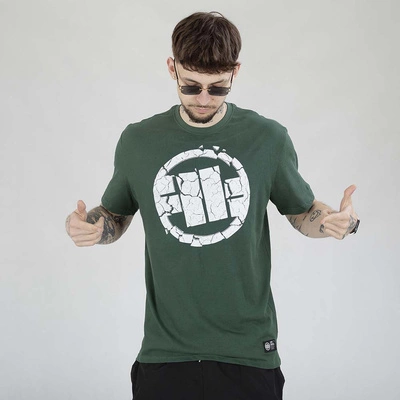 Koszulka Pit Bull Garment Washed Scratch zielona