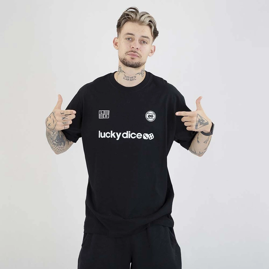 Koszulka Lucky Dice Baggy Lucky Dice Represent czarna