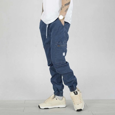 Spodnie Jogger Cargo Elade light blue jeans