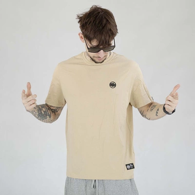 Koszulka Pit Bull Small Logo beżowa