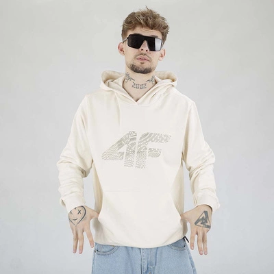 Bluza Hoodie 4F M1585 kremowa