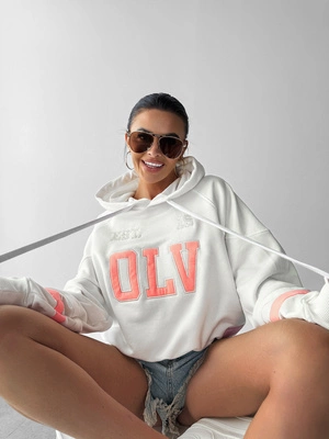 Bluza Olavoga Hoodie Grape ecru