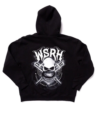 Bluza WSRH Hoodie ZIP Skull czarna