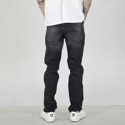 Spodnie Regular I8 Denim REG01 black jeans