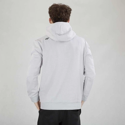 Bluza Hoodie 4F BLM020 jasno szara