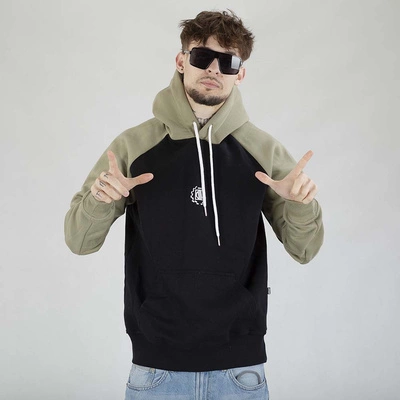 Bluza Diil Hoodie Reglan czarna khaki