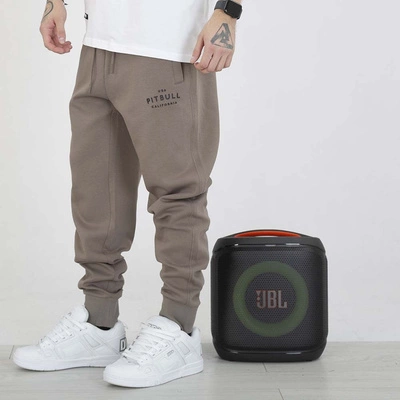 Spodnie dresowe Pit Bull Sampson szarobrązowe