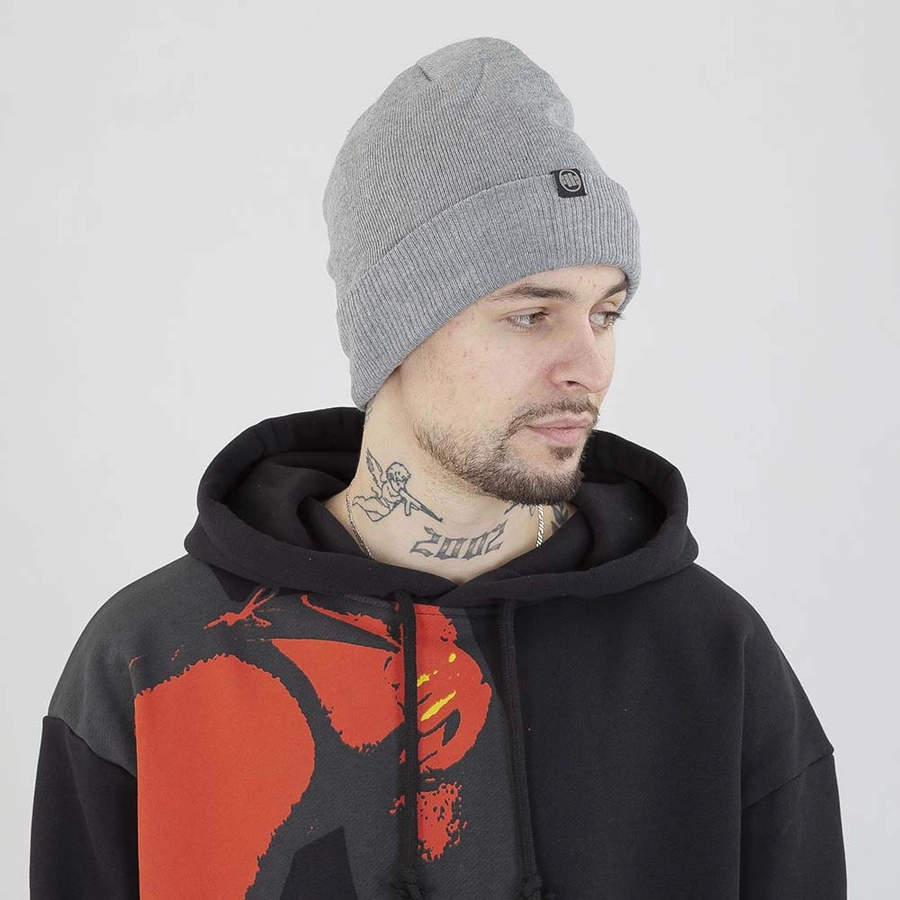 Czapka Pit bull Small Logo II szara