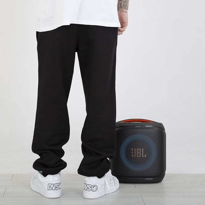 Spodnie Dresowe Motive Baggy Yourself czarne żółte