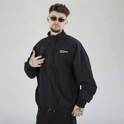 Kurtka Stoprocent Tracker Ćpaj Sport Redlective Logo czarna