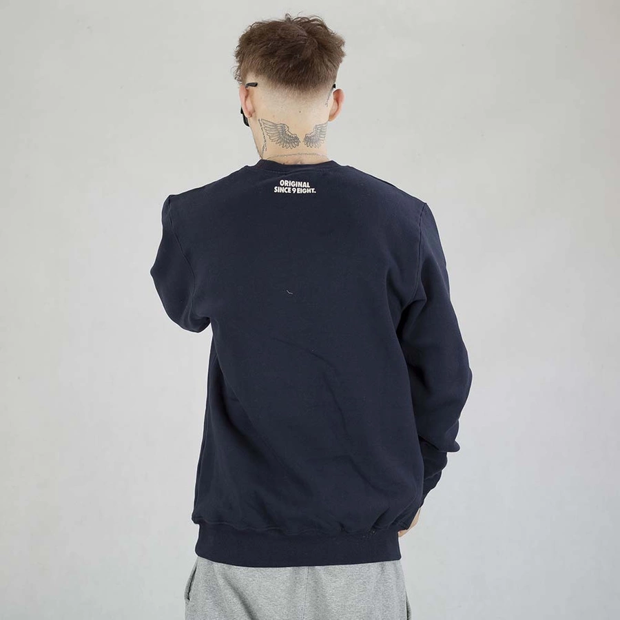 Bluza Mass Crewneck Patch granatowa