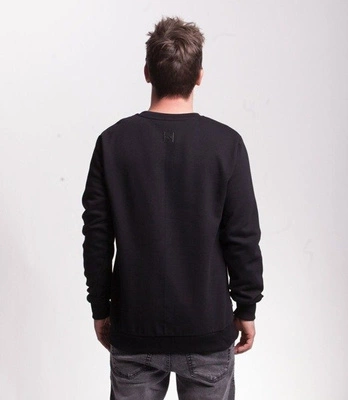 Smoke Story BELT SLEEVE Bluza bez kaptura Czarny