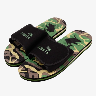 Kubota Klapki Rzep  moro czarne