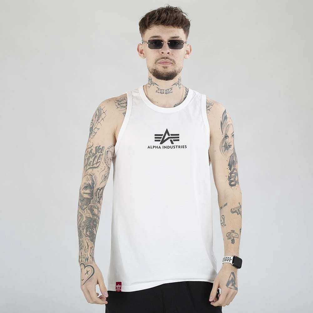 Tank Top Alpha Industries 126566 biały