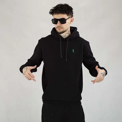 Bluza Hoodie Dudek P56 Logo Trawka czarna