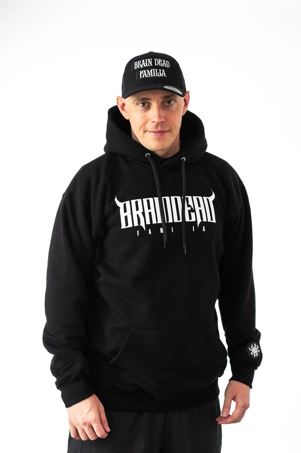 Bluza Brain Dead Familia Hoodie Mutylator czarna