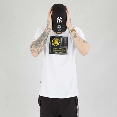 Koszulka Diil Earth biało czarna