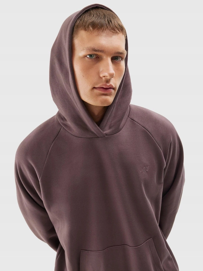 Bluza 4F Hoodie unisex U704 brązowa