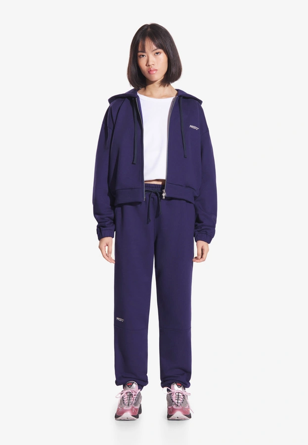 Spodnie dresowe Prosto Cut granatowe