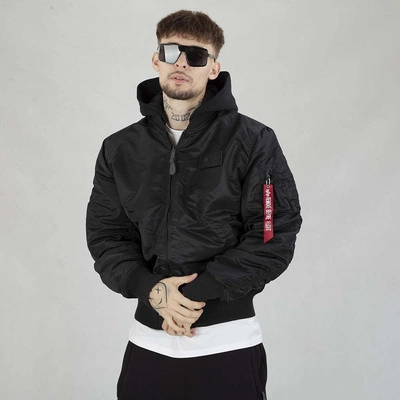 Kurtka Alpha Industries MA-1 ZH Back Print 128113 czarno kolorowa