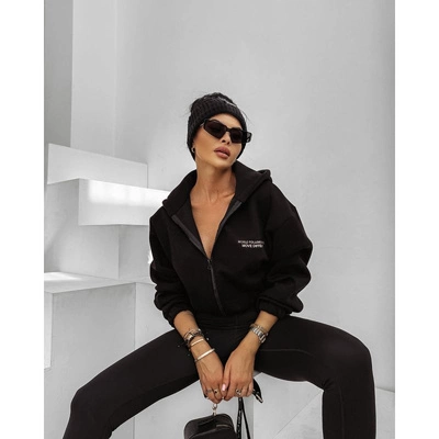 Bluza Olavoga Hoodie ZIP Creativa czarna