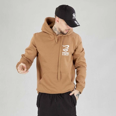 Bluza Grube Lolo hoodie Dymek Haft brązowo biała