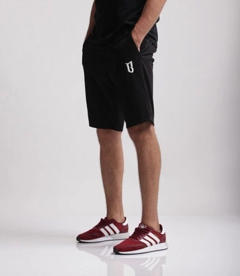Biuro Ochrony Rapu CLASSIC BORCREW Szorty jeans Czarny