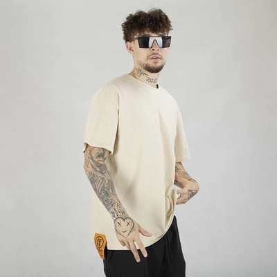 Koszulka Forgotten Faces Sand Skull beżowa