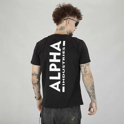 Koszulka Alpha Industries Back Paint 128507 czarna