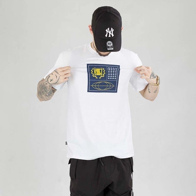 Koszulka Diil Earth biało granatowa