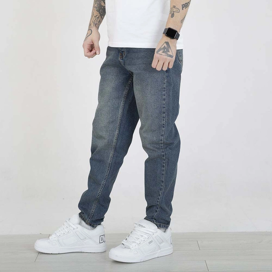 Spodnie I8 Denim BOY56 ciemne niebieskie