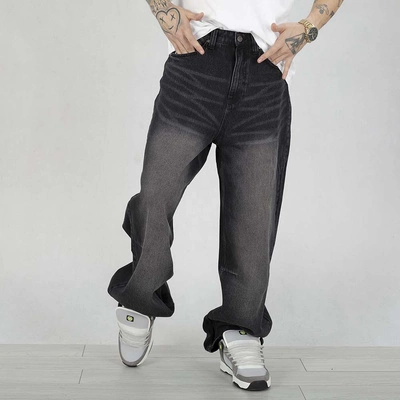 Spodnie Karl Kani Og Washed Denim Baggy 60080015 szare