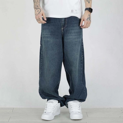 Spodnie Baggy I8 Denim BAG58 ciemne niebieskie