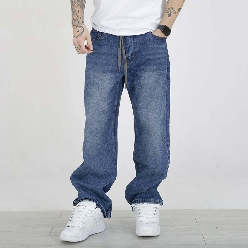 Spodnie Baggy Prosto Termac niebieskie