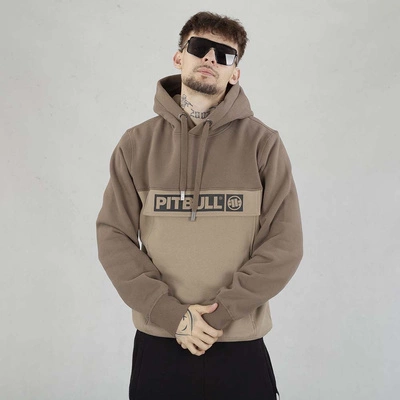 Bluza Pit Bull Hoodie Two-Color Hilltop brązowo beżowa