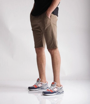 Mass Base Straight Fit Spodnie Krótkie Beige