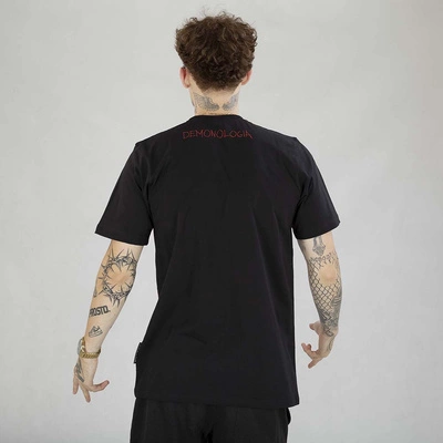 Koszulka Demonologia Nożyczki czarno czerwona