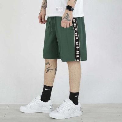 Krótkie spodenki Pit Bull Powers Poly-Elastyne zielone