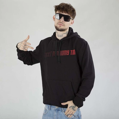 Bluza Street Autonomy Hoodie Backteam czarna czerwona